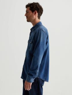 Aiden Western Shirt Exhibition Classic Denim Shirt MENS TOPS Photo 6