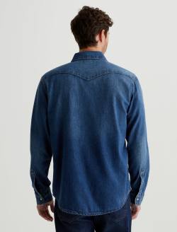 Aiden Western Shirt Exhibition Classic Denim Shirt MENS TOPS Photo 7