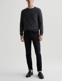 Beck Crew Legendary Grey Classic Long Sleeve Crew Neck Cashmere Sweater MENS TOPS Photo 5
