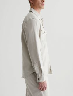 Elias Shirt Jacket Pebble Creek Oversized Shirt Jacket MENS TOPS Photo 3