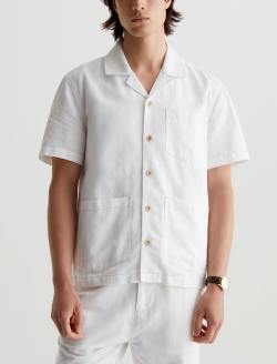 Foster Shirt Coconut Milk Cabana Shirt MENS TOPS Photo 1