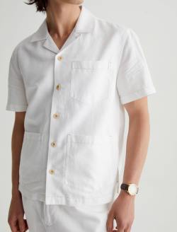 Foster Shirt Coconut Milk Cabana Shirt MENS TOPS Photo 2