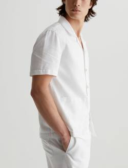 Foster Shirt Coconut Milk Cabana Shirt MENS TOPS Photo 6