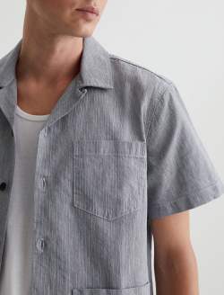 Foster Shirt Shady Palm Cabana Shirt MENS TOPS Photo 3