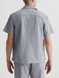 Foster Shirt Shady Palm Cabana Shirt MENS TOPS Photo 6