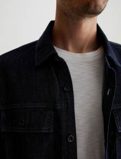 Elias Shirt Jacket Gleam Oversized Shirt Jacket MENS TOPS Photo 5