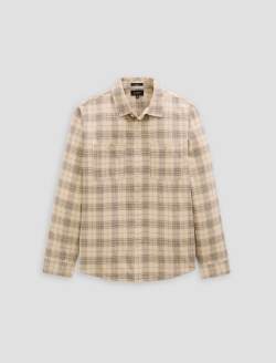 Wayne Work Shirt Tan Multi Utility Button Down MENS TOPS Photo 1