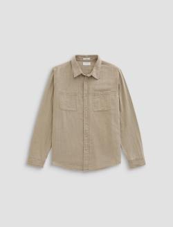 Wayne Work Shirt Khaki Sand Utility Button Down MENS TOPS Photo 1