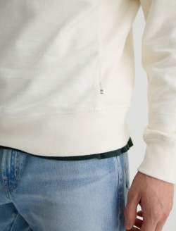 Ethan Zip Sweatshirt Ivory Dust Quarter Zip Pullover MENS TOPS Photo 6
