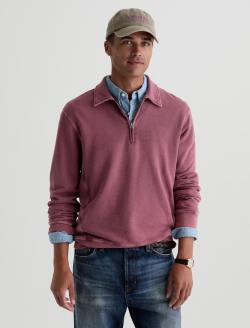 Ethan Zip Sweatshirt Moonwash Sierra Currant Classic Pullover MENS TOPS Photo 2
