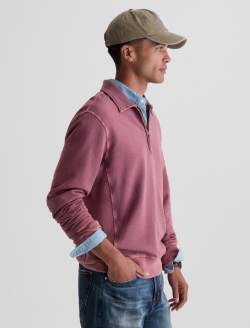 Ethan Zip Sweatshirt Moonwash Sierra Currant Classic Pullover MENS TOPS Photo 4