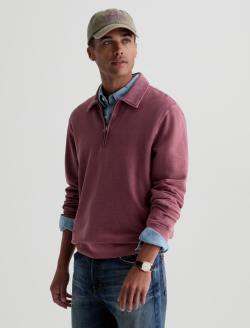 Ethan Zip Sweatshirt Moonwash Sierra Currant Classic Pullover MENS TOPS Photo 7