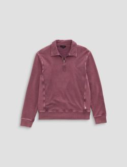 Ethan Zip Sweatshirt Moonwash Sierra Currant Classic Pullover MENS TOPS Photo 1