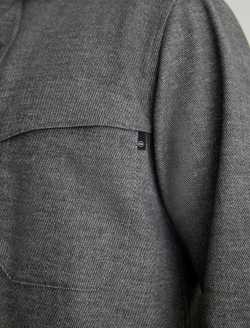 Elias Shirt Jacket Heather Charcoal Shirt Jacket MENS TOPS Photo 6