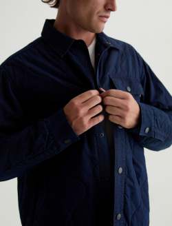 Roy Jacket Bespoke Quilted Denim Jacket MENS TOPS Photo 3