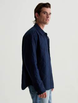 Roy Jacket Bespoke Quilted Denim Jacket MENS TOPS Photo 4