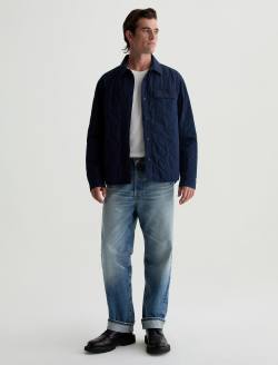 Roy Jacket Bespoke Quilted Denim Jacket MENS TOPS Photo 5