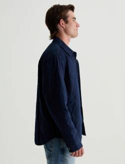 Roy Jacket Bespoke Quilted Denim Jacket MENS TOPS Photo 7