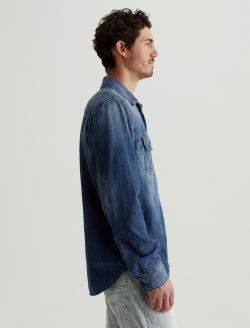 Aiden Utility Shirt Dana Cove Classic Button Up Shirt MENS TOPS Photo 3