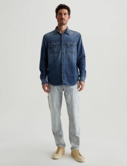 Aiden Utility Shirt Dana Cove Classic Button Up Shirt MENS TOPS Photo 4