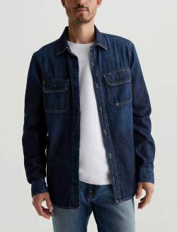 Aiden Utility Shirt Harbor Coast Classic Button Up Shirt MENS TOPS Photo 2