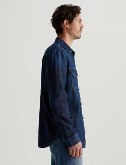 Aiden Utility Shirt Harbor Coast Classic Button Up Shirt MENS TOPS Photo 4