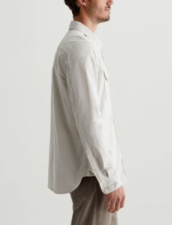 Aiden Utility Corduroy Shirt Pebble Creek Classic Button Up Corduroy Shirt MENS TOPS Photo 4
