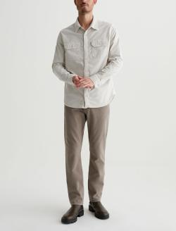 Aiden Utility Corduroy Shirt Pebble Creek Classic Button Up Corduroy Shirt MENS TOPS Photo 5