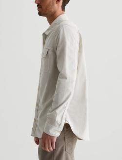 Aiden Utility Corduroy Shirt Pebble Creek Classic Button Up Corduroy Shirt MENS TOPS Photo 7