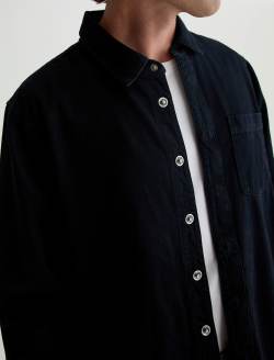 Jaden Shirt Lugano Relaxed Fit Denim Shirt MENS TOPS Photo 3