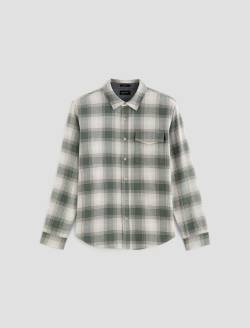 Wesley Shirt Shadow Plaid Green Multi Relaxed Long Sleeve MENS TOPS Photo 1