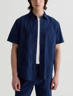 Wesley Short Sleeve Shirt Palmilla Relaxed Button-Up Shirt MENS TOPS Photo 2