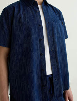 Wesley Short Sleeve Shirt Palmilla Relaxed Button-Up Shirt MENS TOPS Photo 3