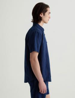 Wesley Short Sleeve Shirt Palmilla Relaxed Button-Up Shirt MENS TOPS Photo 4
