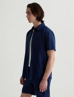 Wesley Short Sleeve Shirt Palmilla Relaxed Button-Up Shirt MENS TOPS Photo 7