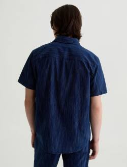 Wesley Short Sleeve Shirt Palmilla Relaxed Button-Up Shirt MENS TOPS Photo 8