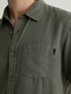 Wesley Short Sleeve Shirt Shady Moss Relaxed Button-Up Shirt MENS TOPS Photo 6