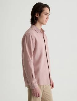 Wesley Shirt Desert Mauve Relaxed Long Sleeve MENS TOPS Photo 4