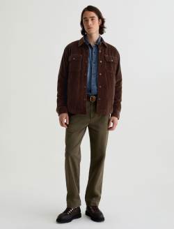 Elias Corduroy Shirt Jacket Raw Umber Shirt Jacket MENS TOPS Photo 5