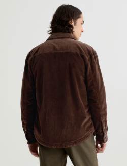 Elias Corduroy Shirt Jacket Raw Umber Shirt Jacket MENS TOPS Photo 8