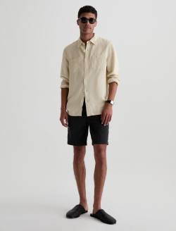 Mason Work Shirt Champagne Classic Button Up MENS TOPS Photo 5