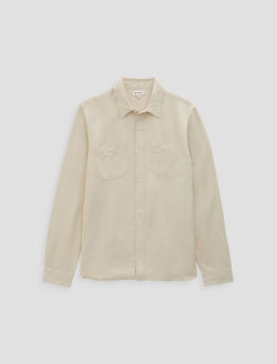 Mason Work Shirt Champagne Classic Button Up MENS TOPS Photo 1
