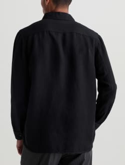 Mason Work Shirt True Black Classic Button Up MENS TOPS Photo 8