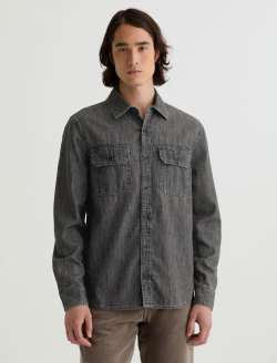 Curtis Work Shirt Aspen Classic Fit MENS TOPS Photo 2