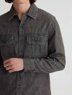 Curtis Work Shirt Aspen Classic Fit MENS TOPS Photo 3