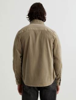 Curtis Corduroy Work Shirt Sulfur Industrial Taupe Corduroy Classic Fit MENS TOPS Photo 8
