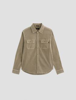 Curtis Corduroy Work Shirt Sulfur Industrial Taupe Corduroy Classic Fit MENS TOPS Photo 1