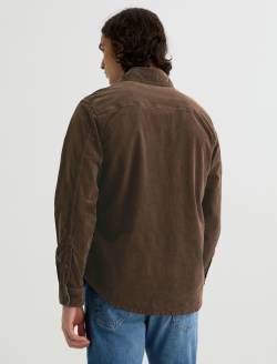Curtis Corduroy Work Shirt Sulfur Raw Umber Classic Fit MENS TOPS Photo 8