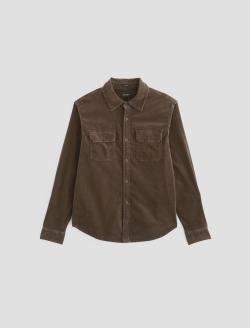 Curtis Corduroy Work Shirt Sulfur Raw Umber Classic Fit MENS TOPS Photo 1