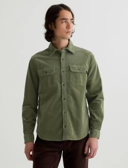Curtis Corduroy Work Shirt Sulfur Urban Green Classic Fit MENS TOPS Photo 2